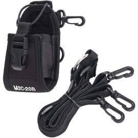 Bolsa Porta Radio de Nailon Negra, Funda de Almacenamiento para Radio Bolsa Porta Radio, para Interfono Exterior, Resistente al Desgaste, para Paseos Perro y Ciclismo