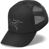 Arc'teryx X000007764 Bird Trucker Curved Cap, Black, One Size, Black