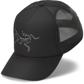 Arc'teryx X000007764 Bird Trucker Curved Cap, Black, One Size, Black