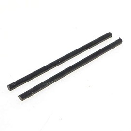 2x Guitar fingerboard side inlay dots/rods 2.0mm in black
