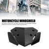 Motorcycle Windshield Windscreen Screen Protector Air Flow Wind Deflectors for