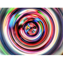 JP GAMES LTD Acrylic and Brass TunnelScope Kaleidoscope - Premium Unique Scope Handmade in Israel by Roy Cohen