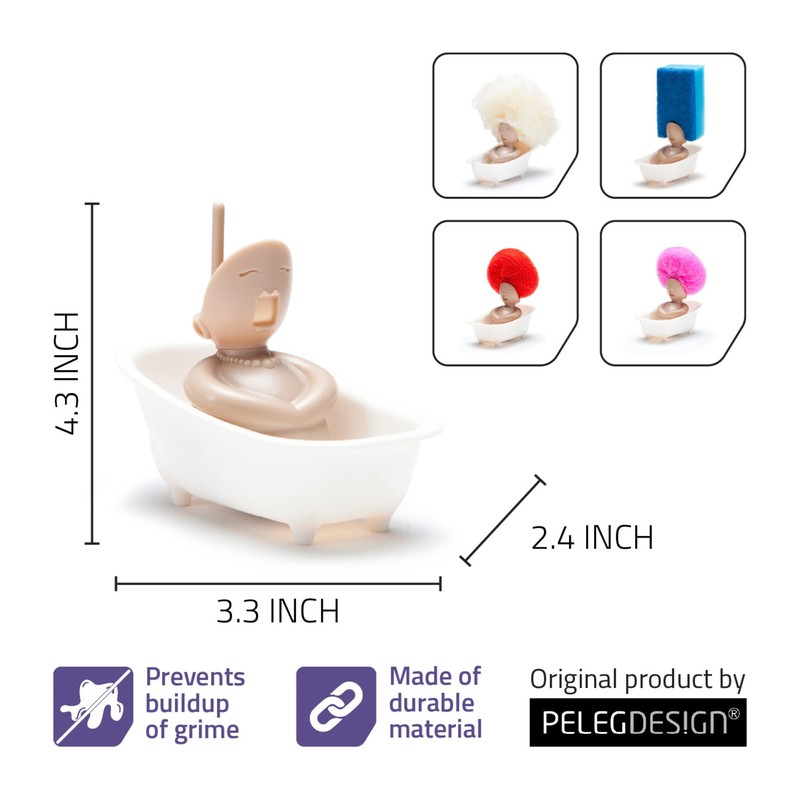 PELEG DESIGN - Soap Opera Sponge Holder for Kitchen Sink