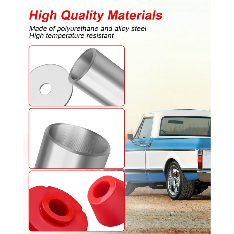 AUGREX Body Mount Bushings Kit Fit for Chevy C10 1967