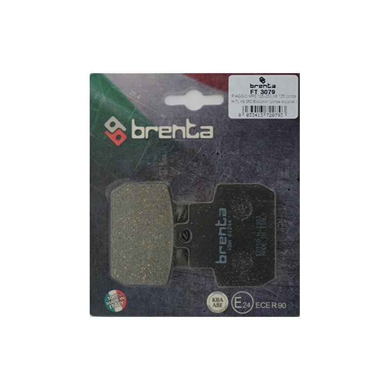 Brenta Brake Pads Organic Moto For Piaggio MP3 125, X8