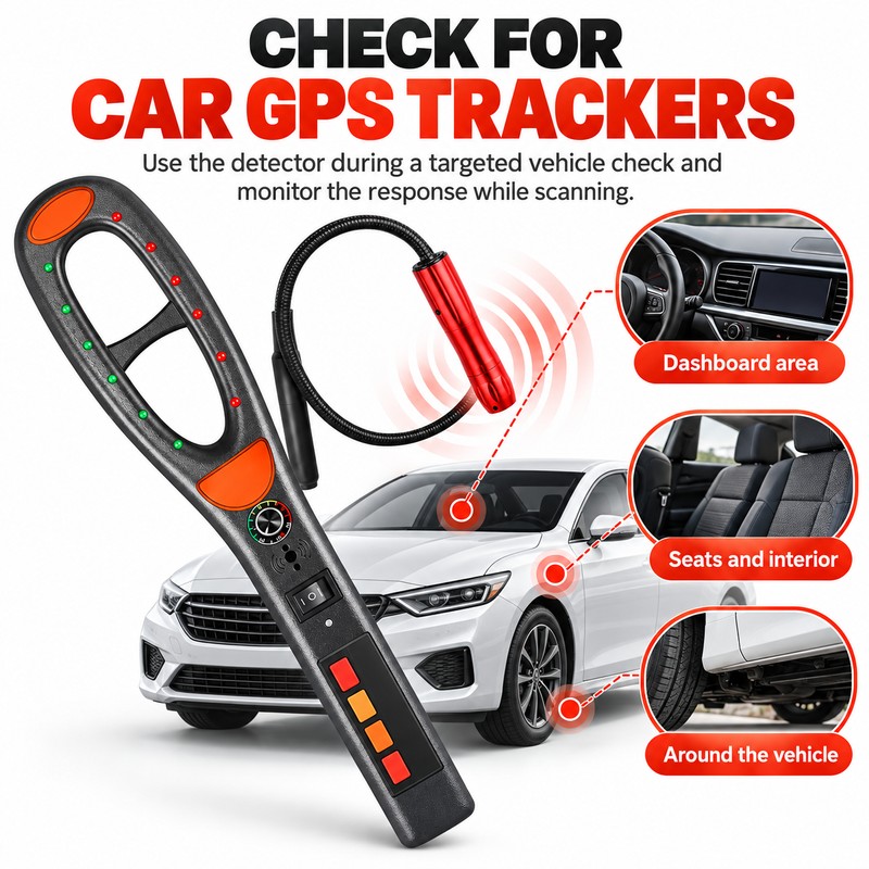 Handheld Signal Detector for Wireless Security Checks – Raksa 021