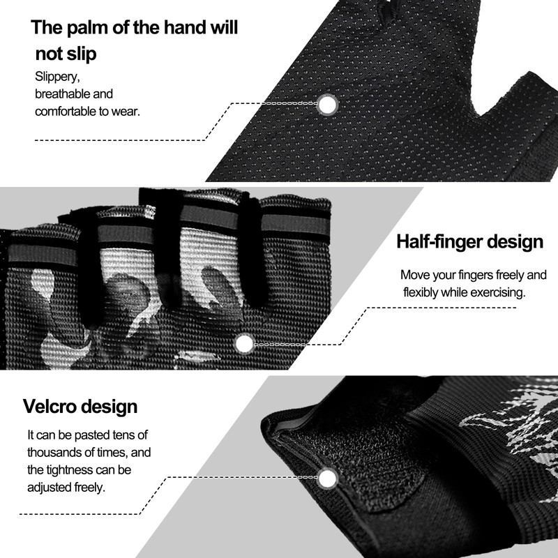 CubePlug Kids Boy Girl Cycling Climing Half Finger Gloves GEL