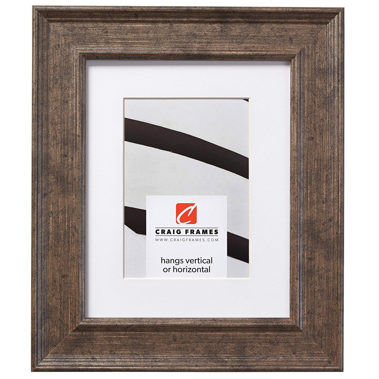 Craig Frames Revival, 12 x 36 Inch Tarnished Silver Picture Frame ...