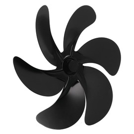 TOPINCN 6 Blades Chimney Fan Blade Replacement Universal Fan Blade Aluminium Alloy Stove Fan Accessories
