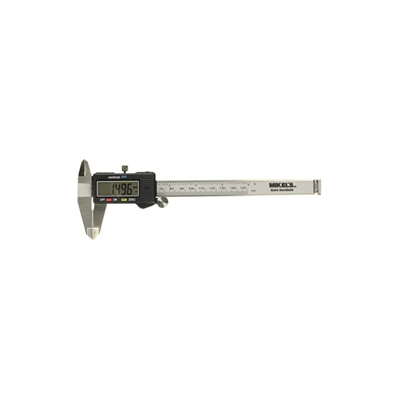 Mikels CVDM-6, Calibrador Vernier Digital de acero inoxidable (Std y