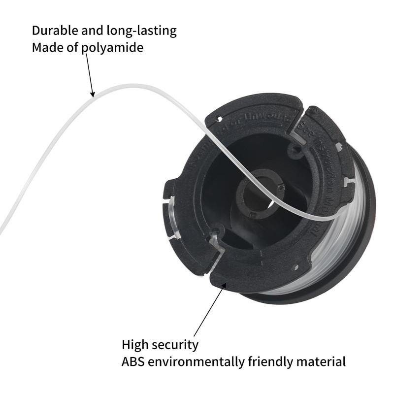 COEWUR 6pcs Thread Spools for Black and Deck Trimmer Spools