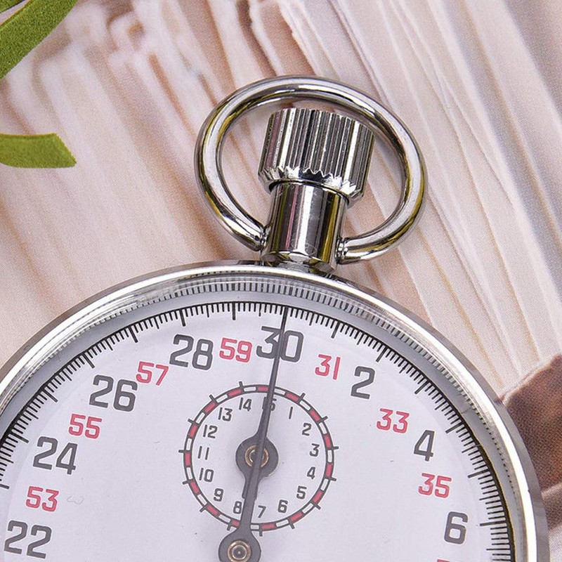 Mechanical Stop Watch, SXJ504 Handheld Sports Chronograph Alarm Mechanical Stopwatch