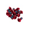 Reverse Components Women's Disc Rotor Bolt Set 12 Pieces (Red),
