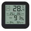 Thermometer, Hygrometer Timer, Doppelseitiges LCD-Touchscreen-Raumthermometer und Luftbefeuchter mit Küchentimer für