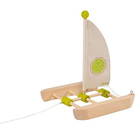 Goki 63888 Catamaran Kit Boats, Multi-Coloured