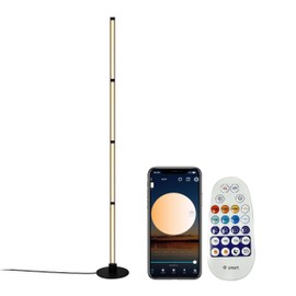YOSION Smart Floor Lamp, 5.3FT Height LED Standing Lamp with APP/Remote Control, 2700K-6500K Dimmable Corner Light for Home, Living Room, Bedroom, Office