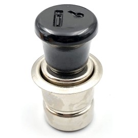 FainWan Conjunto de elemento de encendedor de cigarrillos compatible con enchufe de alimentación universal para encendedor de cigarrillos de coche, 12 V CC #85500-12240