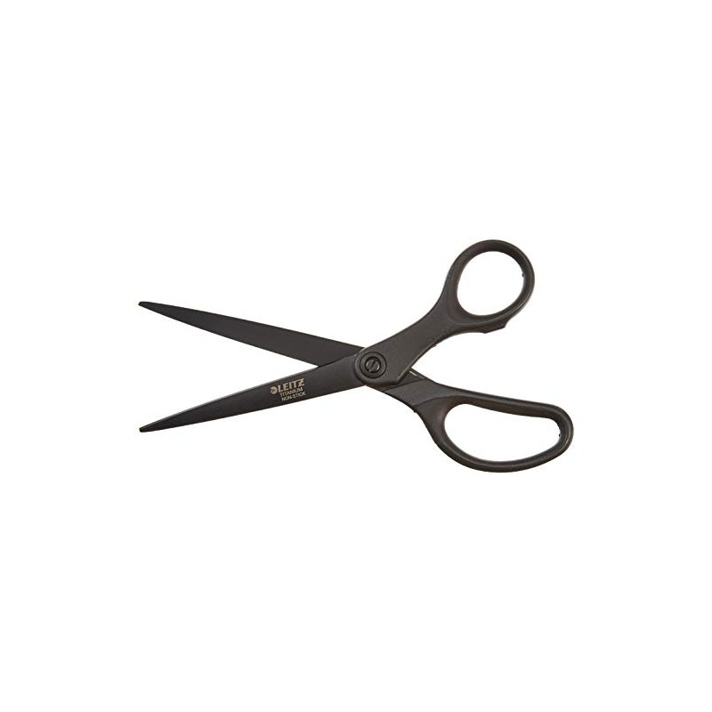 Leitz 54196095 180 mm Non Stick Titanium Scissors - Black