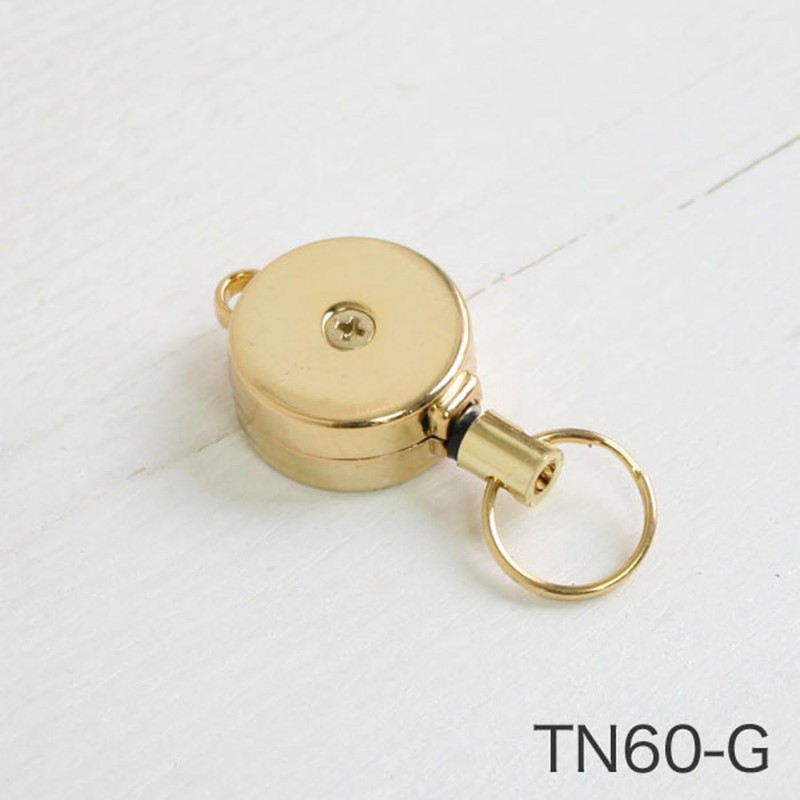 Japanese String Button Trade Key Chain, Mini Reel Key Holder,