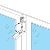Prime-Line U 9919 White, Sliding Patio Door Keyed with Bolt