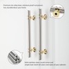 Haliwu 10 Pack Brushed Nickel Cabinet Pulls, Cabinet Handles Brushed