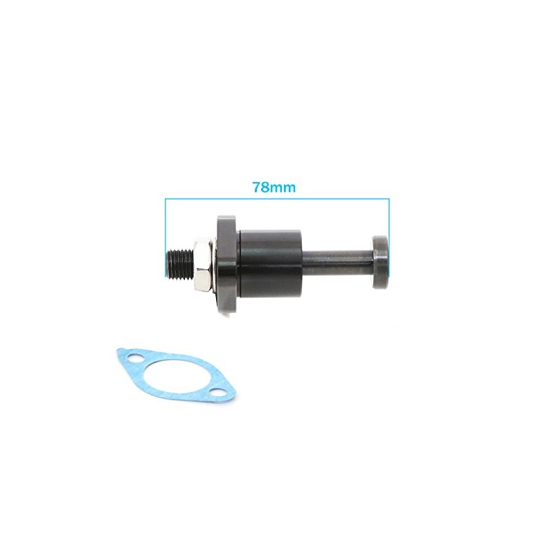 MC MOTOPARTS Black CNC Manual Cam Chain Tensioner Compatible with