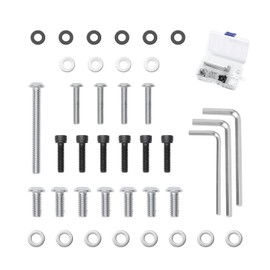 LKV 39PCS Motorcycle Windshield Bolts Kit Stainless Steel Batwing Fairing Windshield Screws Set for Harley Touring Street Glide Electra Glide Road Glide Ultra Limited and Tri Glide Models 1996-2025