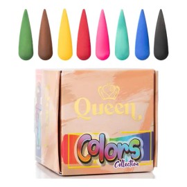 Acrilicos Queen Wapizima Coleccion 8 Pzs Uñas - A Elegir