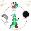 8FT Inflatable Christmas Tree with LED Lights, 8 Feet Snowman