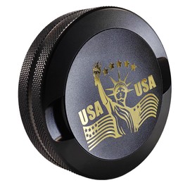 3.5 Upgraded Can Aluminum Metal Container & Holder Custom Slim Tin Case for Pouch & Caddy Moisture-Proof Stylish Cool Design (Black)