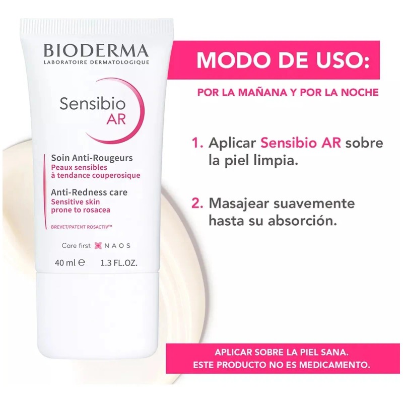 Bioderma Sensibio Cuidado Dermatológico Anti Rojeces 40ml Todo Tipo Piel