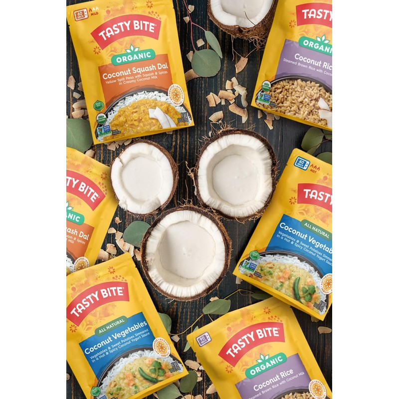 Tasty Bite Rice Variety Pack, 8 Flavors, Basmati, Jasmine, Brown,