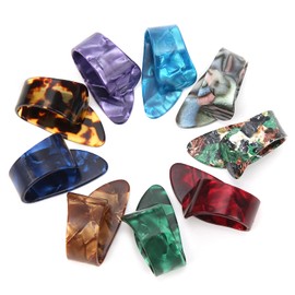 Guitar Thumb Pick, 12Pcs Guitar Thumb Pick Celluloid Finger Picks Replacement Instrument Playing Accessories Guitar Thumb Picks