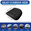 Car Seat Cover Front Bottom Seat Cushion Cover, PU Leather