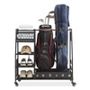 Lauren&Harold Golf Bag Organizer - Fits 2 Bags, Clubs &