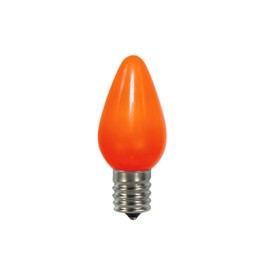 Vickerman 647912 - C9 Orange Twinkle LED Ceramic (25 pack) Christmas Light Bulbs (XLEDSC78T-25)