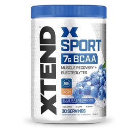 Extend Sports BCAA Powder Blue Raspberry 345g, 1 piece / 익스텐드 스포츠 BCAA 파우더 블루 라즈베리 345g, 1개