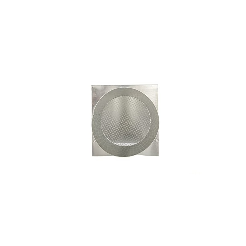 FAMCO Galvanized Steel Hooded Wall Vent with Screen, Used for