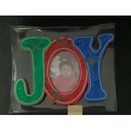 JOY Holiday Photo Frame 5" NEW