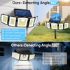 MDCMDCM Solar Lights Outdoor Waterproof Motion Sensor - 416 LEDs
