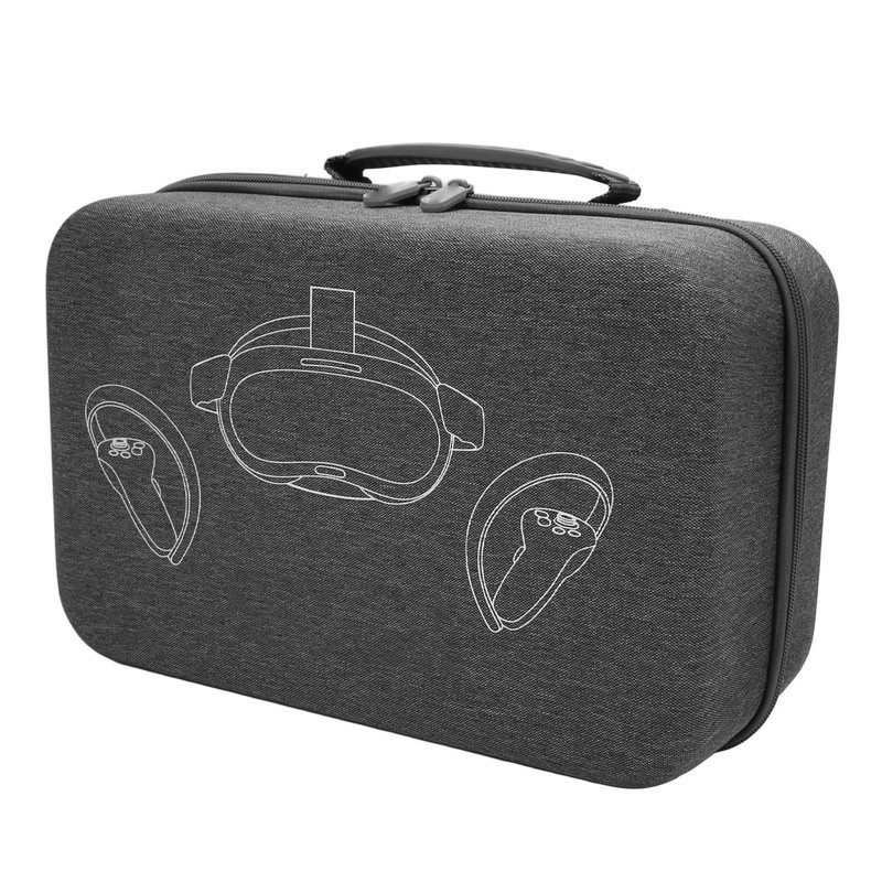 VR Hard Carrying Case Portable Shockproof Compact EVA Waterproof VR