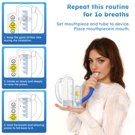 Incentive Spirometer, Breathing Exercise Device