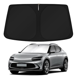 KUST Custom Fit Windshield Sun Shade for 2023-2024 2025 Genesis GV60 SUV Accessories Sunshade Sun Visor Protector Foldable Blocks UV Rays Keep Your Car Cooler