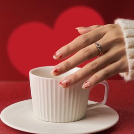 BTArtbox Extra Short Almond Press On Nails Soft Gel Full Cover Nail Tips for Gel Nails, Pre-Designed X-Coat Tips, Nude Short Nail Tips, Almond Artificial Nails, Nail Tips for Nail Extensions