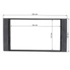 tomzz Audio 2415-067 Double DIN Radio Faceplate Compatible with Ford