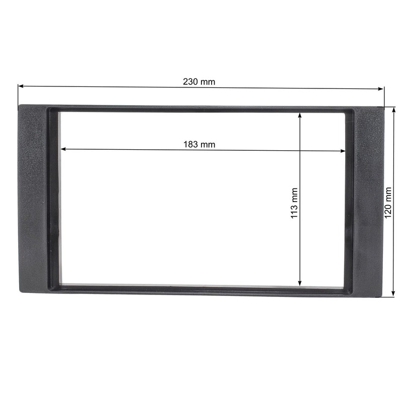 tomzz Audio 2415-067 Double DIN Radio Faceplate Compatible with Ford