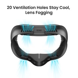 KIWI design V4 Facial Interface, 2 Face Pads Compatible with Quest 3S, NOT Compatible with Meta Quest 3