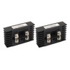 2Pcs Single Phase Bridge Rectifier 100A 1600V 4 Terminals Current