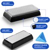 Double-sided Diamond Sharpening Stone,Knife Sharpening Stone with Extra Fine 1000/Coarse