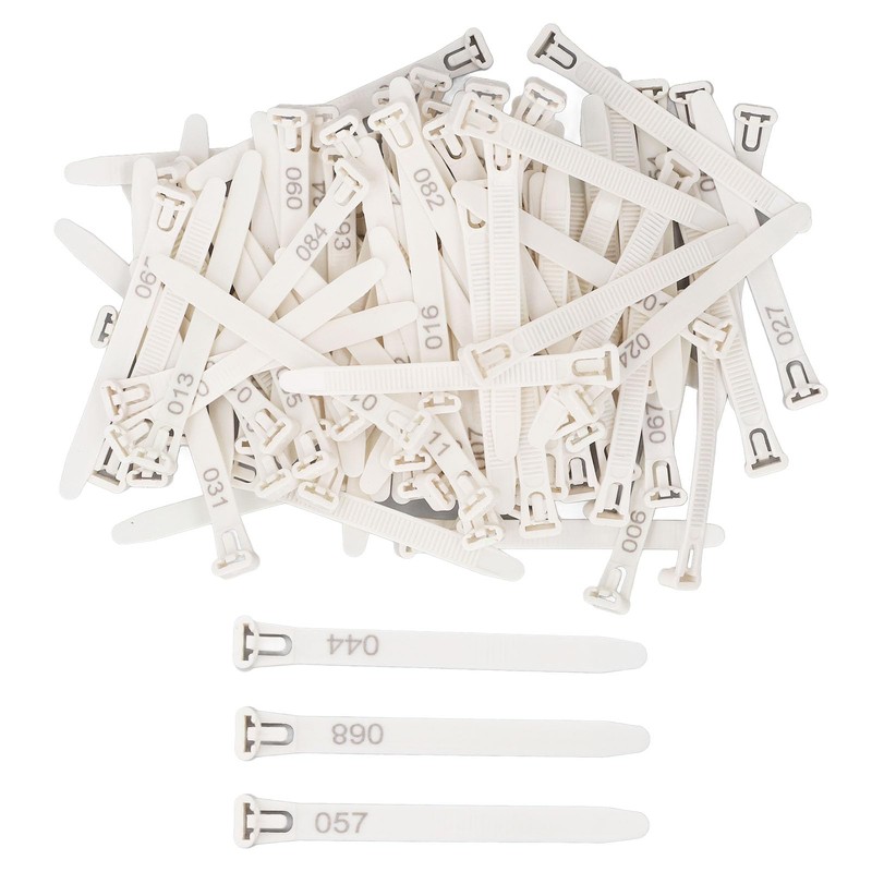 Generic Chicken Leg Rings, 1 to 100 Numbered Poultry Identification